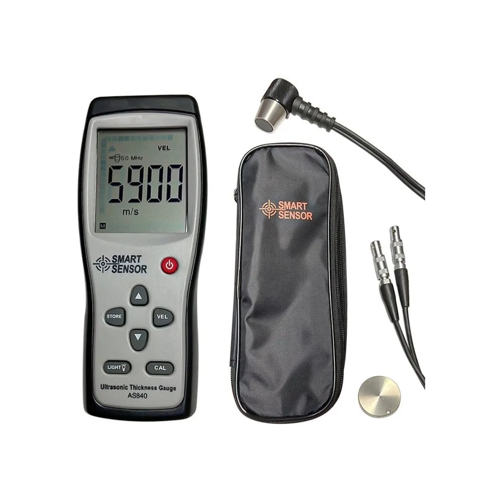 Medidor Espesores Ultrasonido Metales Smart Sensor + Estuche