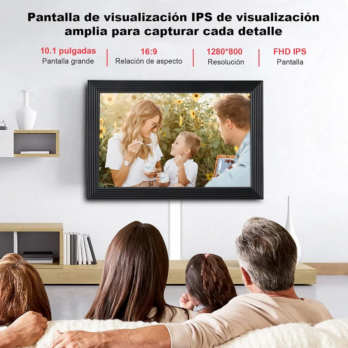 Marco De Foto Digital Inteligente 10'' Con Parlante / App