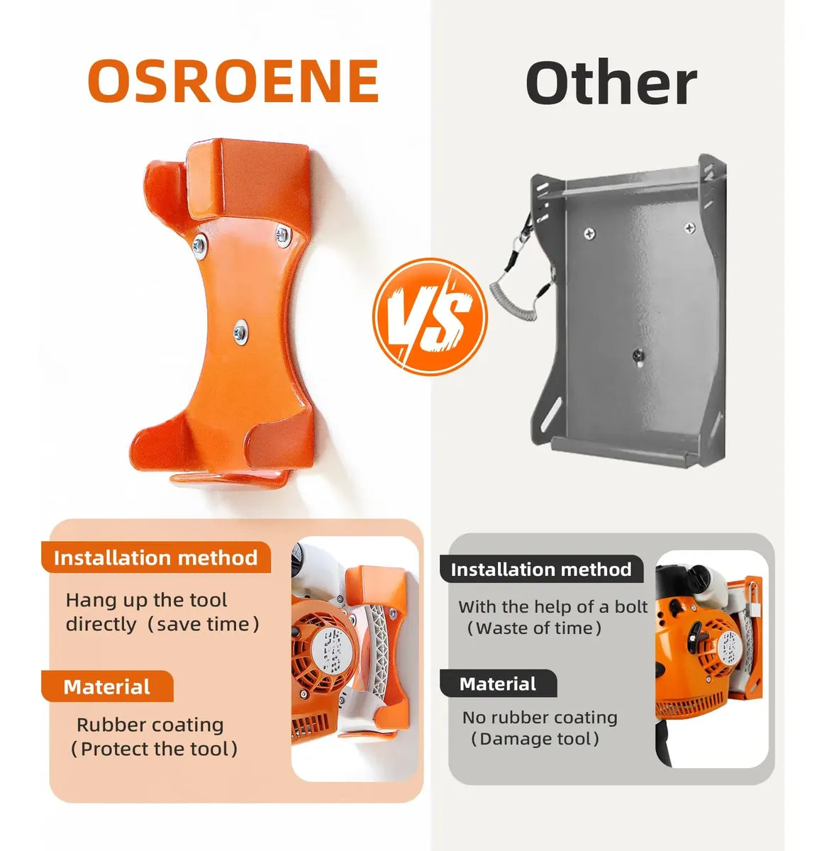 Soporte de Pared OSROENE para Soplador de Hojas Manual