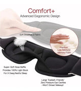 Antifaz 3d Para Dormir Cubre Ojos Respirable Suavidad