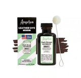 Angelus Dark Brown Leather Dye 90 ml – Tinte para Cuero con Aplicador