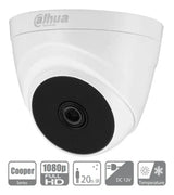 Cámara Dahua Domo 2mp 1080p 2.8mm Ir20 Plástica