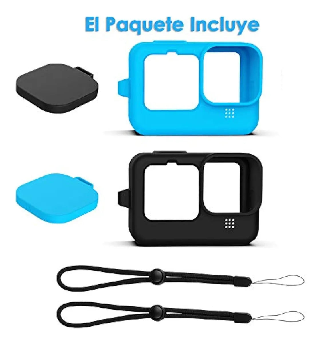 2 piezas: Fundas Protectoras Silicona Para Gopro Hero 9/10/11/12