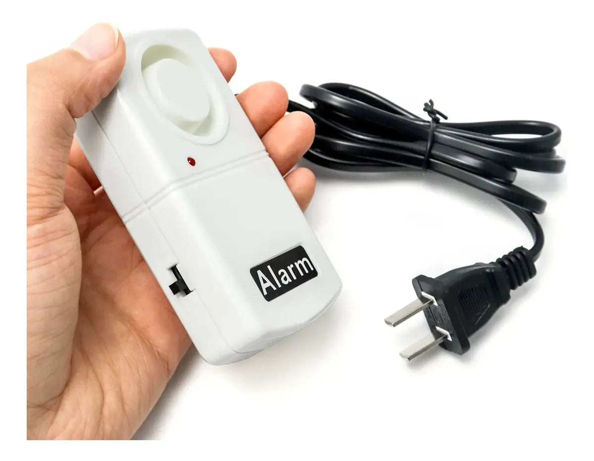 Alarma de Corte de Energía QWORK 120 dB con Indicador LED – Pack de 2