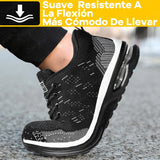 Zapatillas de Seguridad SREGTEE con Plataforma Air | Puntera de Acero | Antipinchazos | Unisex | Nuevos