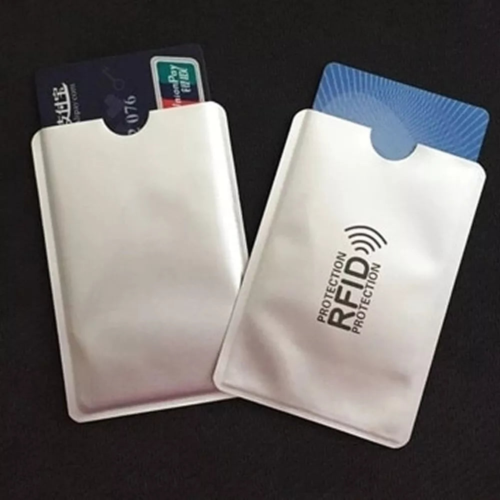 Pack 10u Sobre Protector Robo Tarjeta Rfid Crédito Y Débito