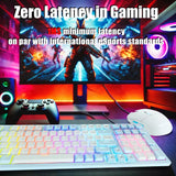 Set De Teclado Y Ratón Mecánicos Rgb, Profesional De 98 Teclas
