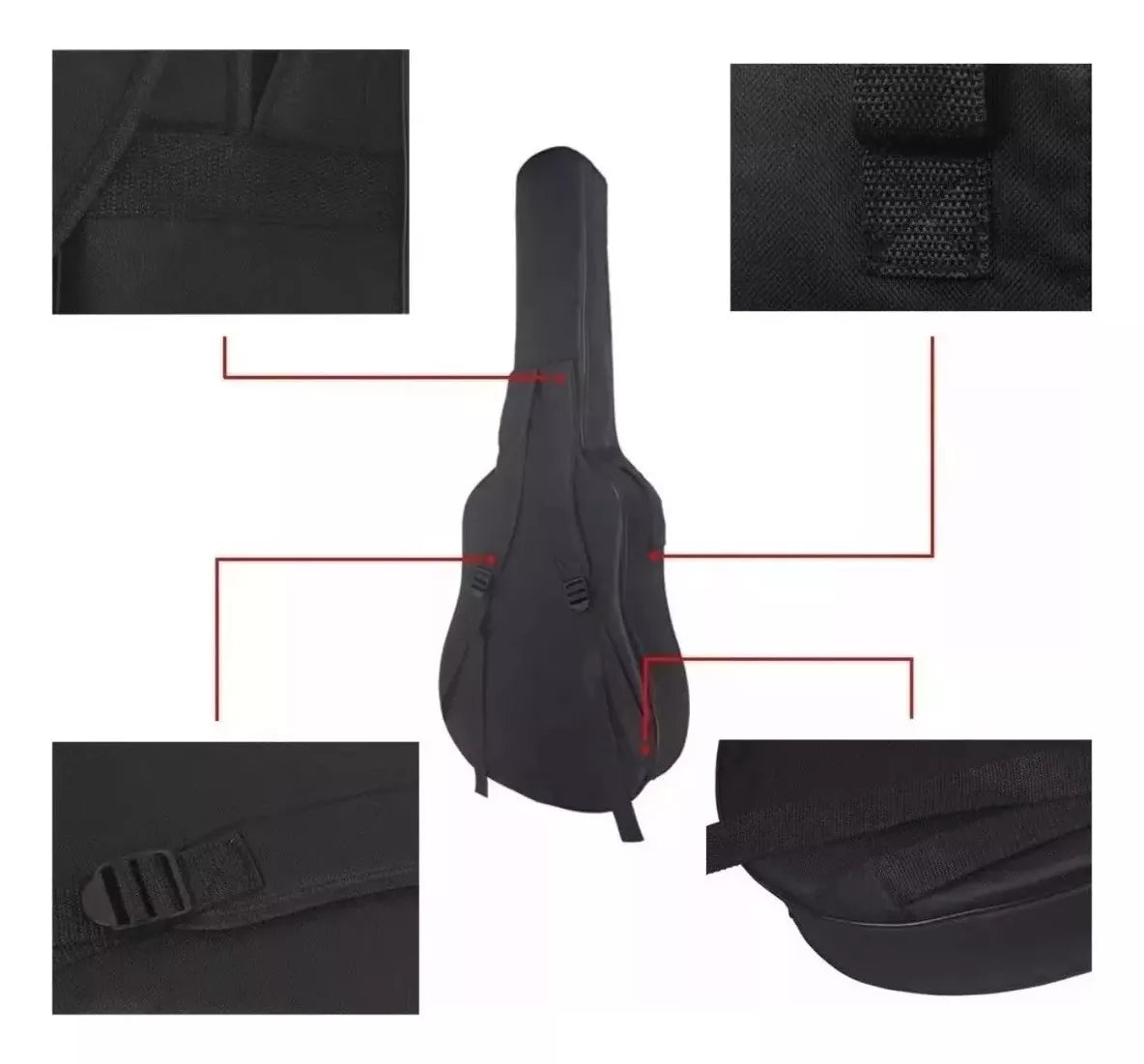 Funda Para Guitarra Acústica 40 Pulgadas