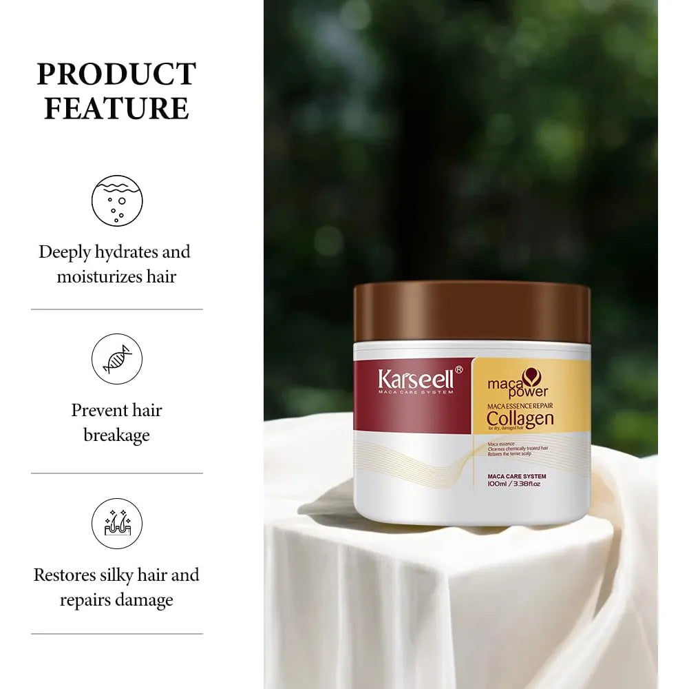 Tratamiento Capilar Karseell Collagen Deep Repair, 100 Ml, A