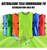 Pack X6 Petos Deportivos Multiusos Chalecos Para Niños