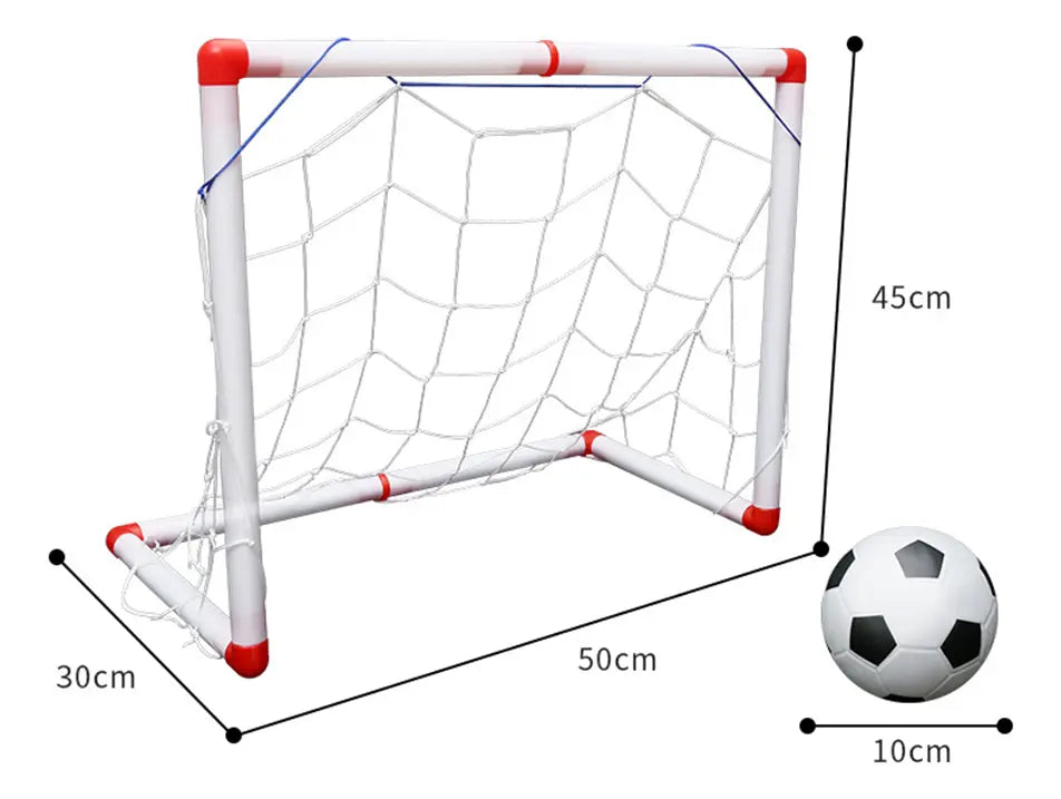 Arco de Fútbol Infantil KPTOYS con Malla, Pelota e Inflador
