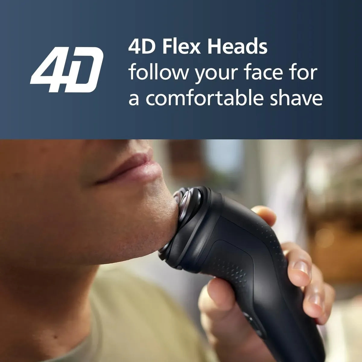 Afeitadora Eléctrica Philips Norelco Shaver 1100 Serie 1100 | Seco | 27 Cuchillas Autoafilables | Negro (110V)