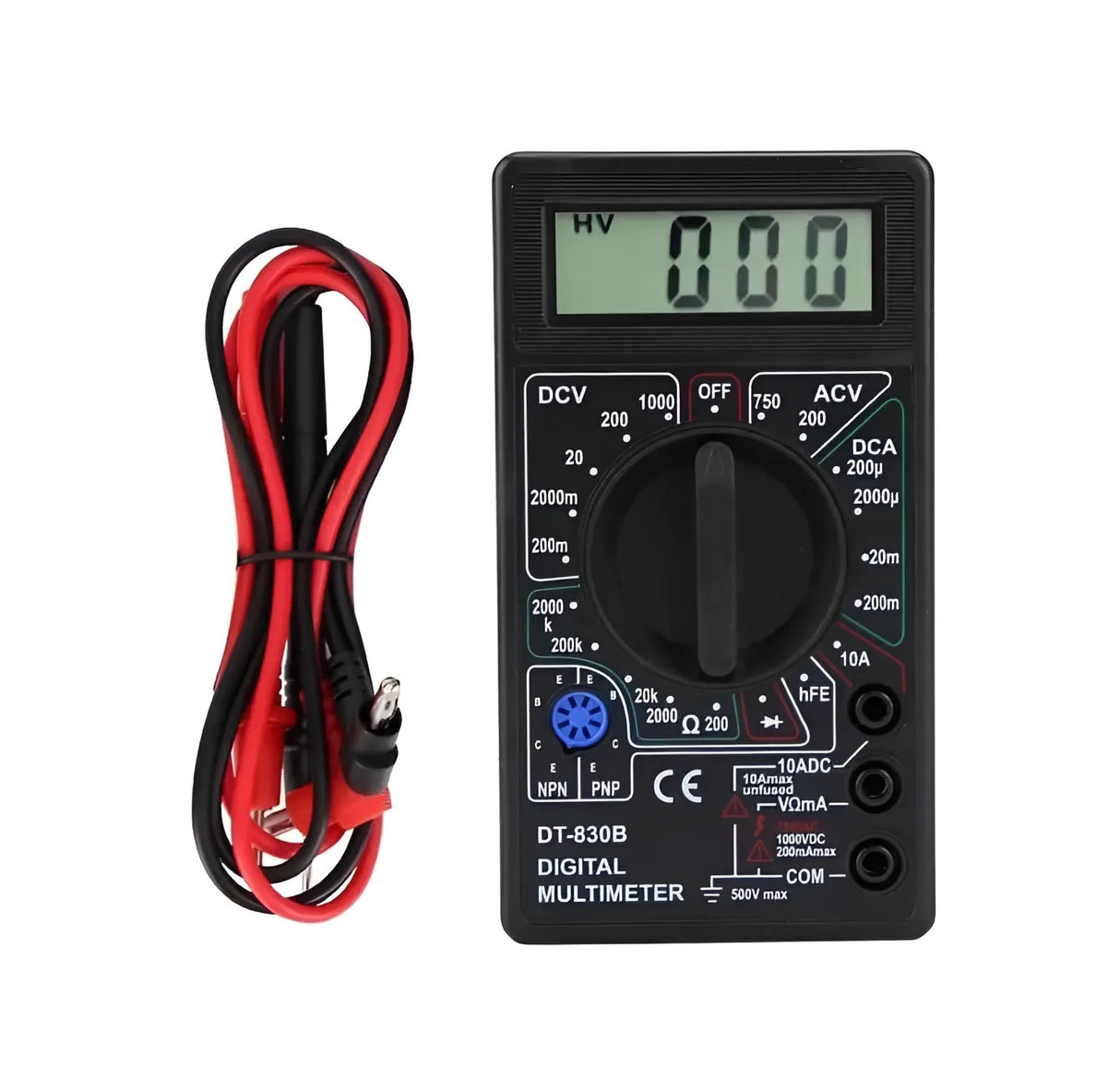 Multímetro Digital Lcd Dt-830b