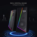 Altavoces De Escritorio Redragon Gs520 Rgb 2.0 Canales