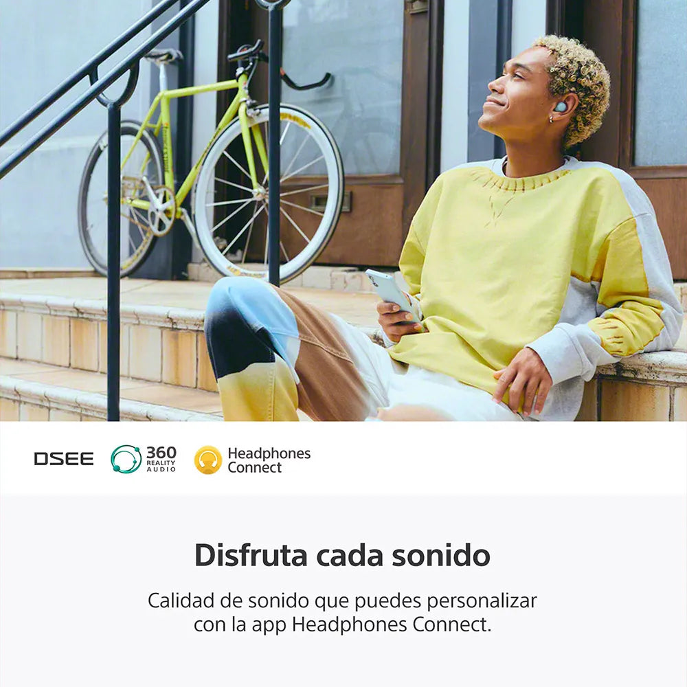 Audífonos Inalámbricos Bluetooth Wf-c510 Azul Sony