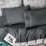 Sabanas Hotel Casatua + funda Almohada 2 Plazas Gris