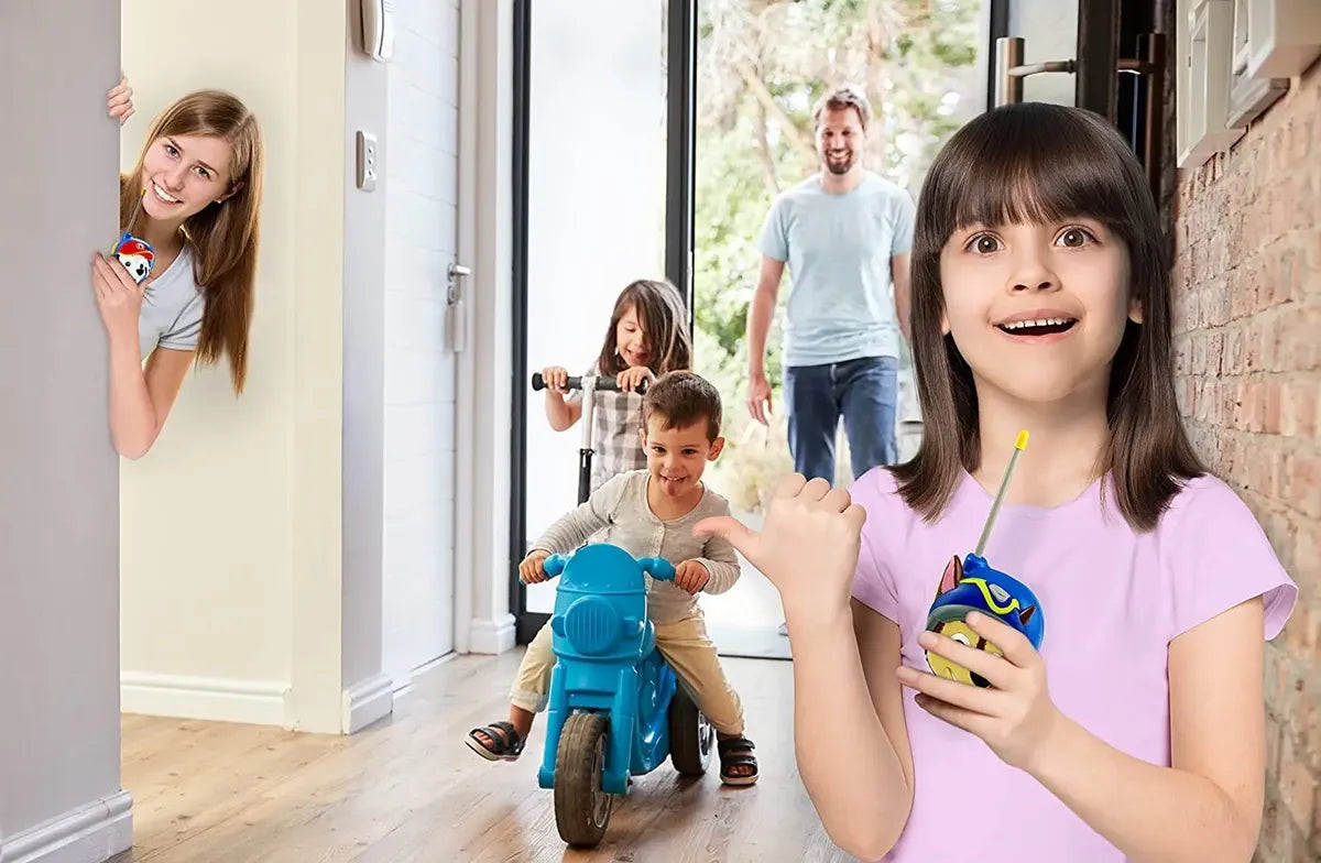 Nuevo Set De Walkie Talkies De Paw Patrol, 2 Walkie Talkies