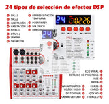 Bomge De 12 Canales Consola Mixer Audio 48 Fx Bt Usb Eq