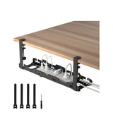 Organizador Cables Escritorio Telescópico De Metal 40-74cm