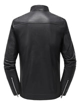 Chaqueta de Ecocuero Hombre Vintage | Estilo Motociclista Urbano y Atemporal