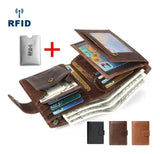 Cartera Billetera Hombre Antirrobo Rfid Cuero Alto Premium