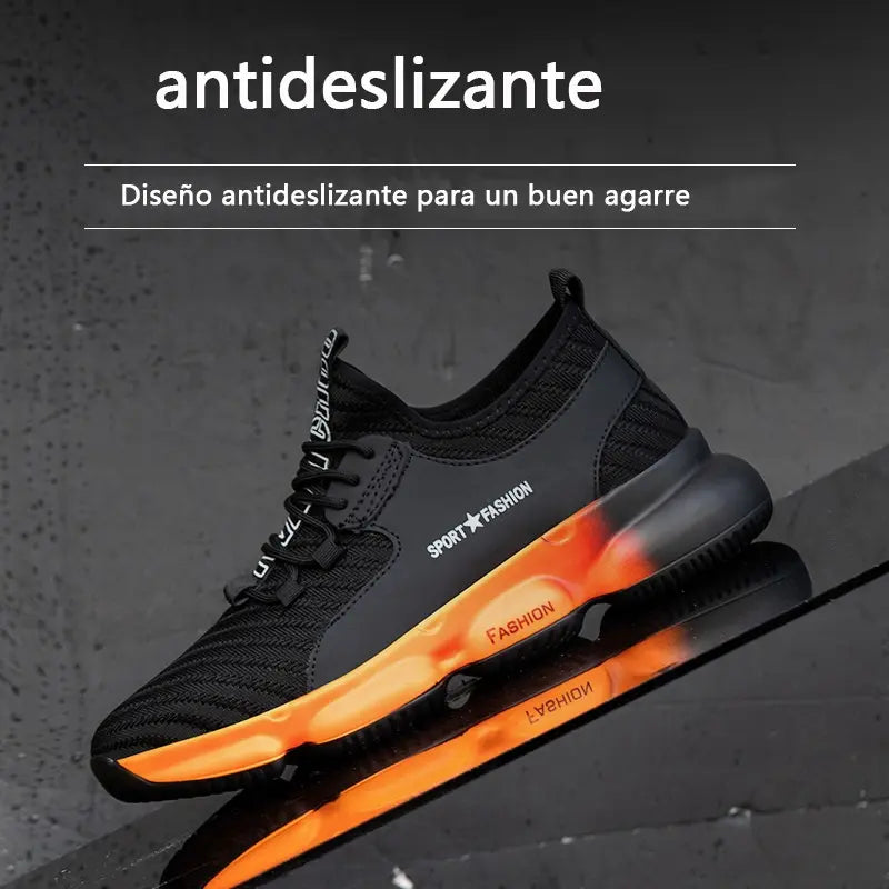 Zapatillas de Seguridad Industriales Air Cushion | Puntera de Acero | Antipinchazos |