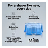 Braun Clean & Renew CCR Cartuchos de Recarga para Afeitadora – Pack de 4