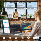 Extensor De Pantalla Para Portátil Domyfan 15.6 Pulgadas Fhd
