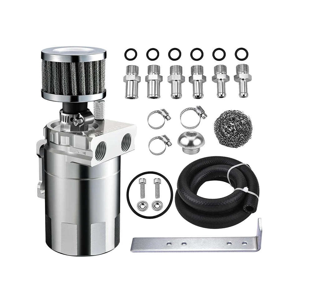 Oil Catch Can Evil Energy Bafled De Aluminio Universal De 300