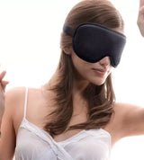 Antifaz 3d Para Dormir Cubre Ojos Respirable Suavidad Color Negro