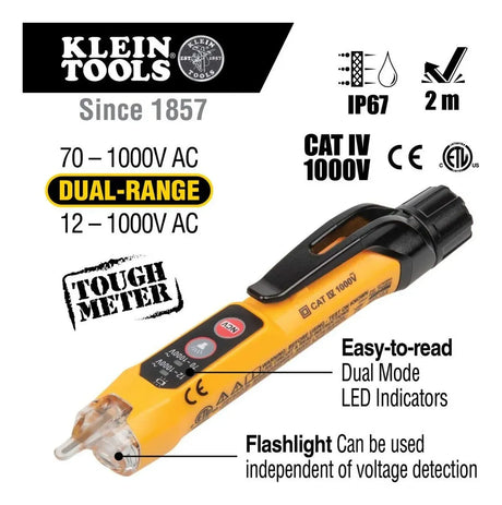 Kit Tester de Voltaje Klein Tools RT250KIT GFCI LCD 12-1000V