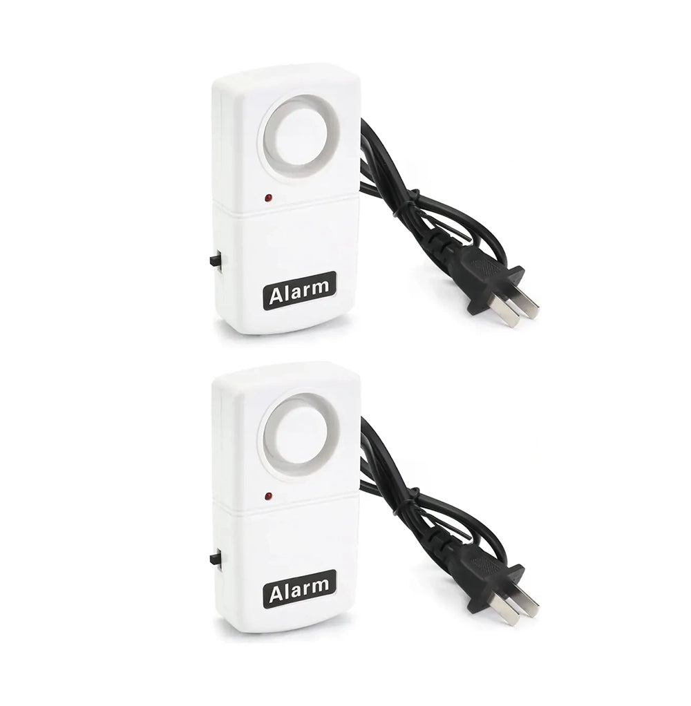 Alarma de Corte de Energía QWORK 120 dB con Indicador LED – Pack de 2
