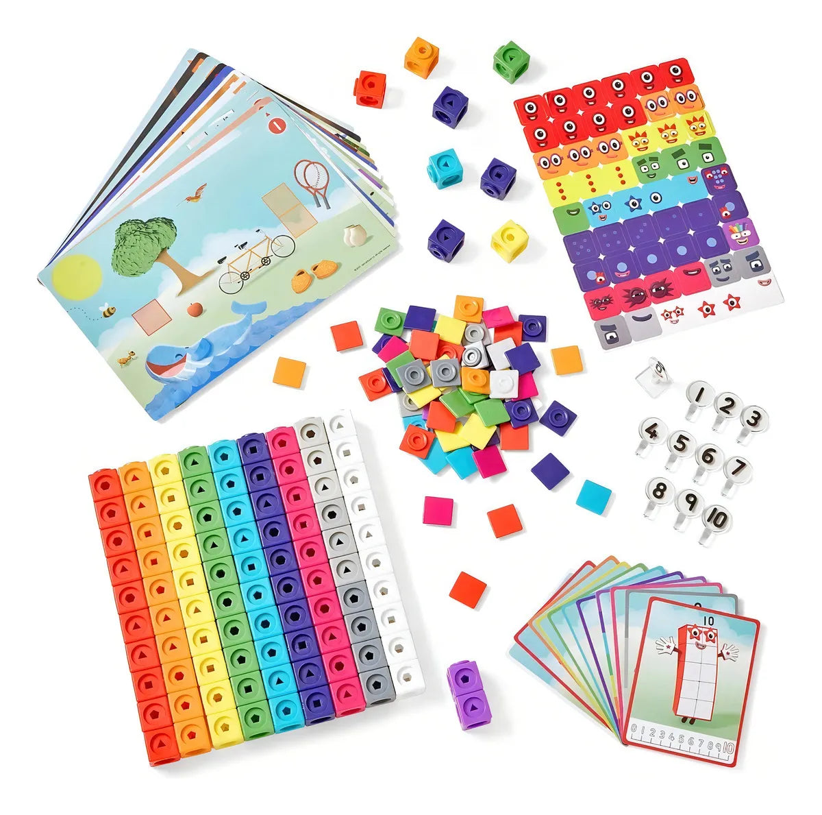 Mathlink Numberblocks Cubos De Matemáticas Educativos 198 Piezas
