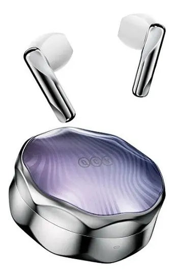 Auriculares Inalámbricos Bluetooth Qcy T21 Fairy Buds Tactil Color Plateado