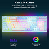 Set De Teclado Y Ratón Mecánicos Rgb, Profesional De 98 Teclas