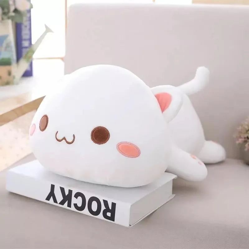 Peluche Gatito Acostado Kawaii