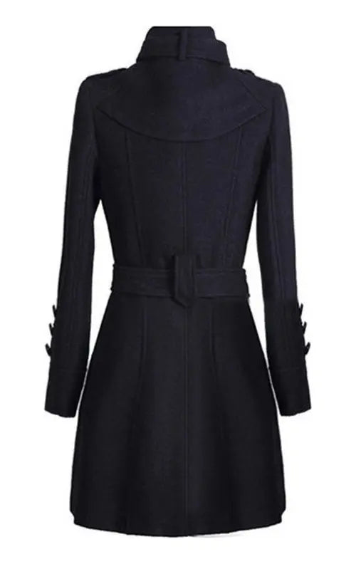 Chaqueta Abrigo con Botones y Cinturón para Mujer | Estilo Trench Casual