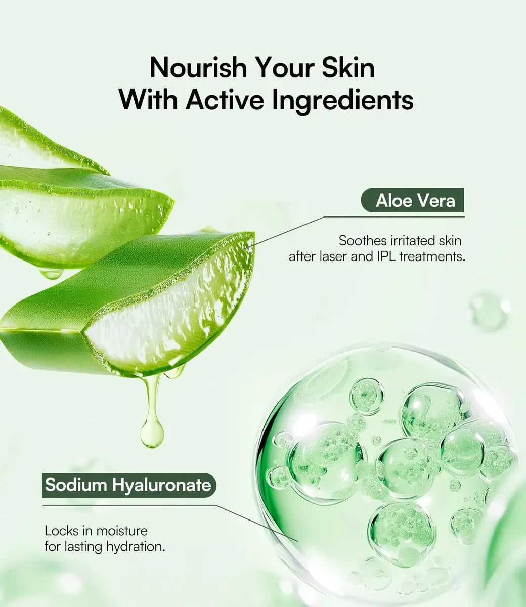 Gel Conductor INIA Microcurrent para Cuidado Facial y Corporal | Ácido Hialurónico y Aloe Vera