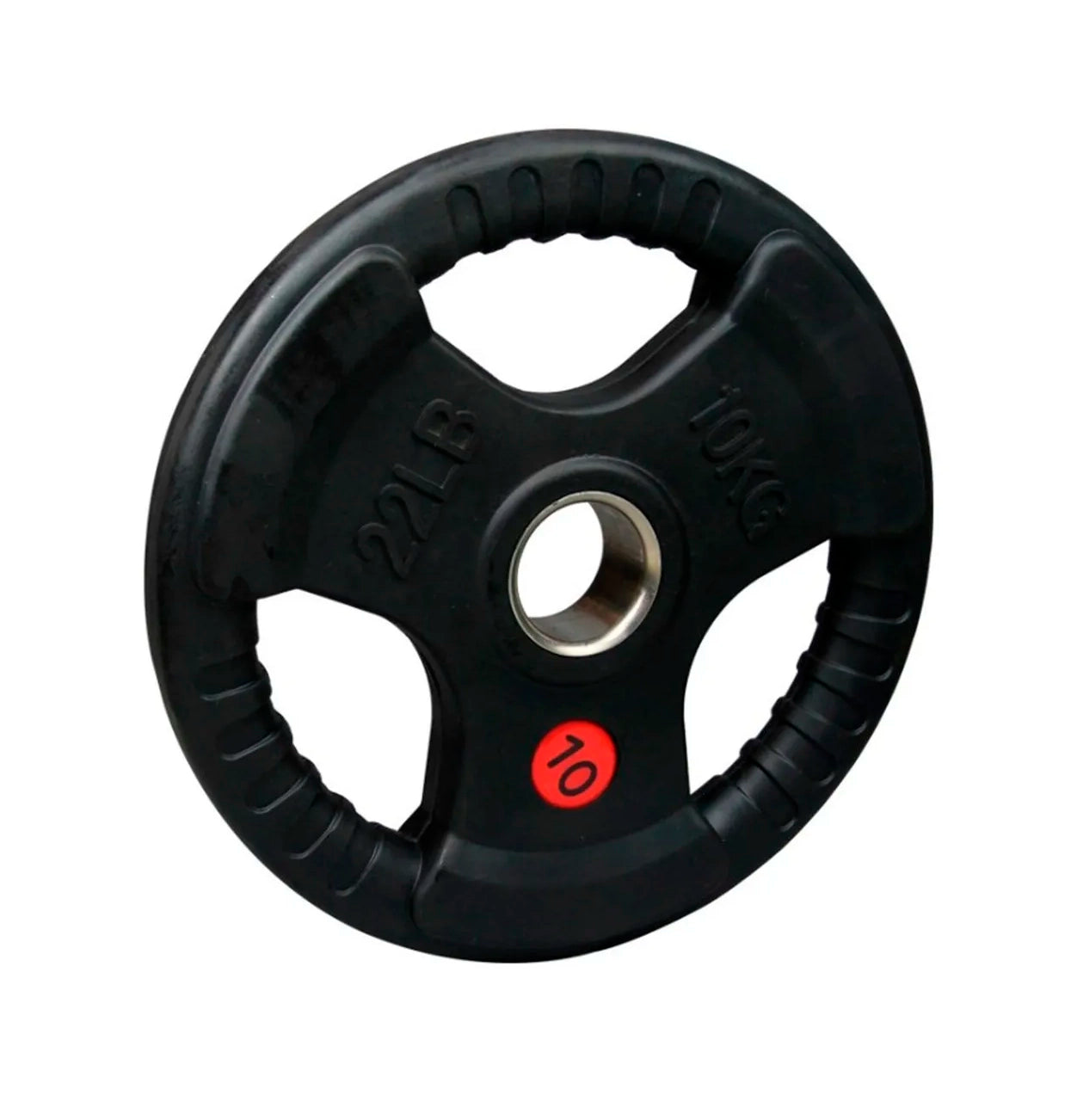 Disco De 10 Kg Olimpico Con Agarre Tipo Mancuerna