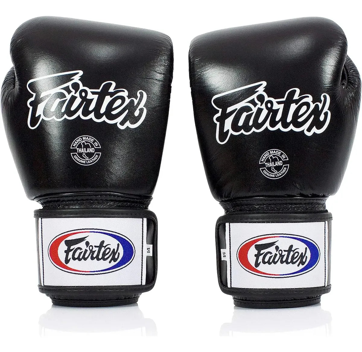 Guantes de Boxeo Fairtex BGV1 Black | Cuero Premium para Boxeo y Muay Thai