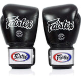 Guantes de Boxeo Fairtex BGV1 Black | Cuero Premium para Boxeo y Muay Thai