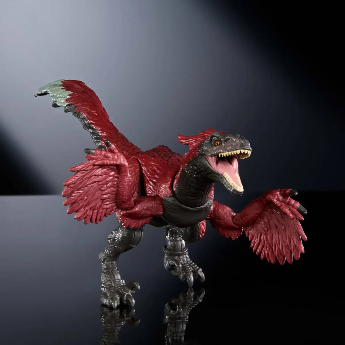 Mattel Jurassic World Hammond Collection Pyroraptor – Figura de Colección 21 cm