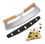 Cortador De Pizza Profesional Doble Mango 35 Cm Premium