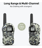 Pack 2 Walkie Talkies Foredom Para Niños Alcance Largo