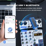 Mezclador de Audio BOMGE 04D 4 Canales – 16 DSP, Bluetooth, USB y Phantom 48V