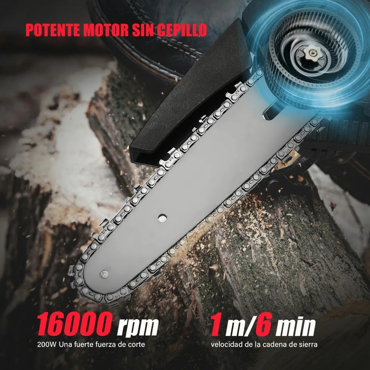 Minisierra Pértiga Ajustable 2 En 1 / 2,25 M + 2 Baterías