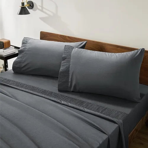 Sabanas Hotel Casatua + funda Almohada 2 Plazas Gris