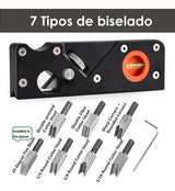 Cepillo Biselado Corte Borde Madera Carpintería +7 Hoja /uss