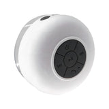 Parlante Bluetooth Portátil para Ducha Recargable Resistente al Agua Blanco