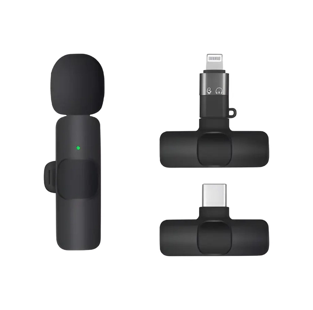 Micrófono Lavalier Inalámbrico para iPhone y iPad – Micrófono de Solapa